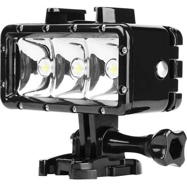 Shop4 - GoPro HERO9 Black Duiklicht - Waterdicht Zwart