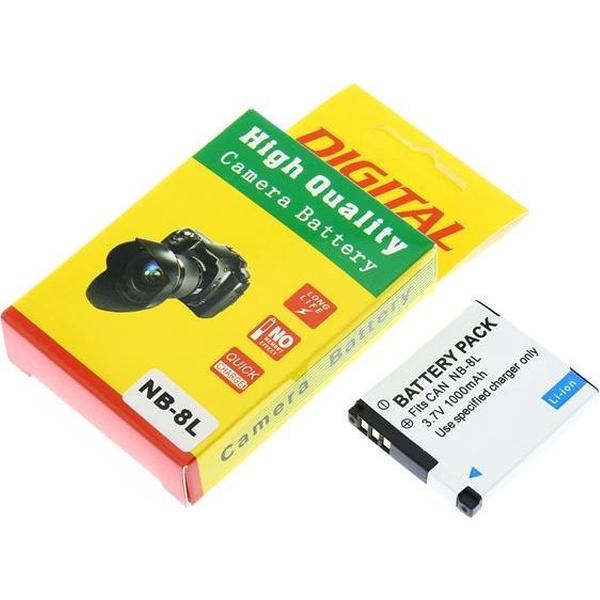 Camera Batterij Accu NB-8L 1000mAh Canon PowerShot A3350