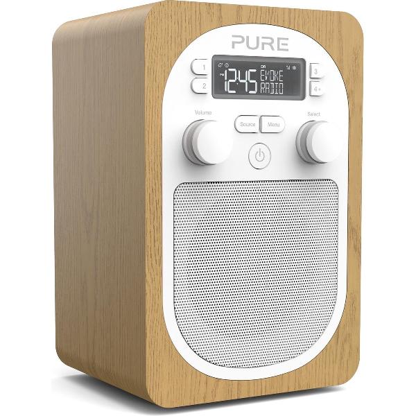 Pure Evoke H2 Draagbaar Digitaal DAB+ Eiken radio