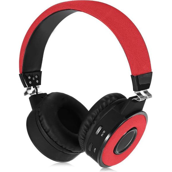QY Bluetooth On-ear draadloze Koptelefoon Z-18 – rood