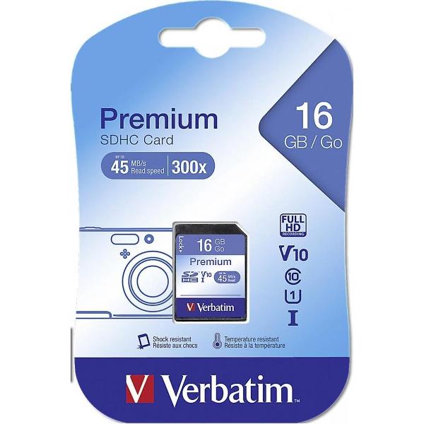 Verbatim SDHC geheugenkaart / 16GB