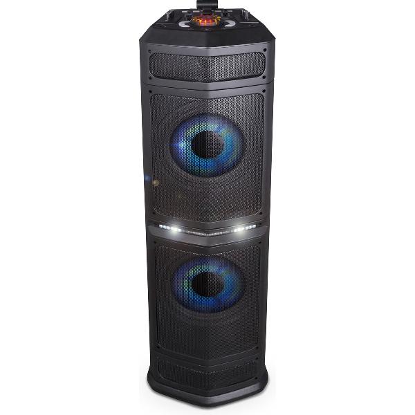 Noonday DJ Party Speaker Tower XXL Slim | Bluetooth Speaker | Party mixer geluidseffecten