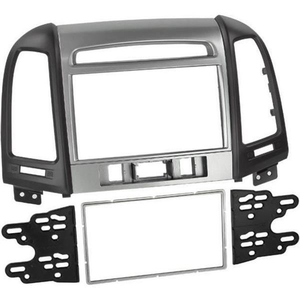 2-DIN paneel Hyundai Santa Fe 2011-> > zwart
