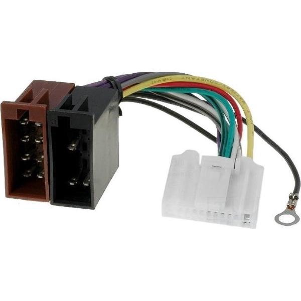 ISO kabel voor voor fabrieksradio's Nissan, Opel, Renault en Subaru