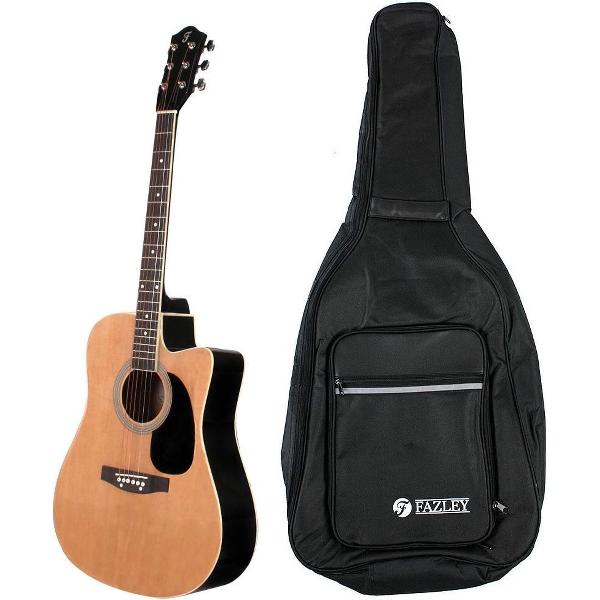 Fazley W50CN akoestische westerngitaar naturel + gigbag