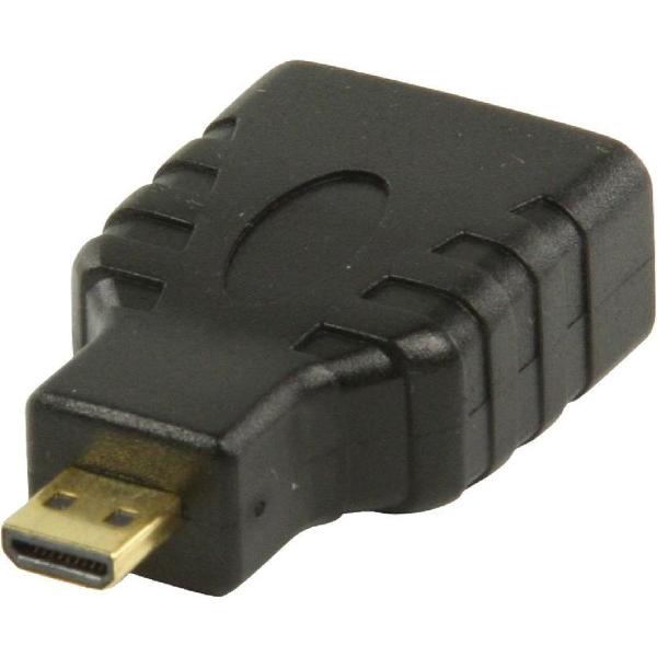 Valueline HDMI-adapter HDMI micro-connector - HDMI input zwart