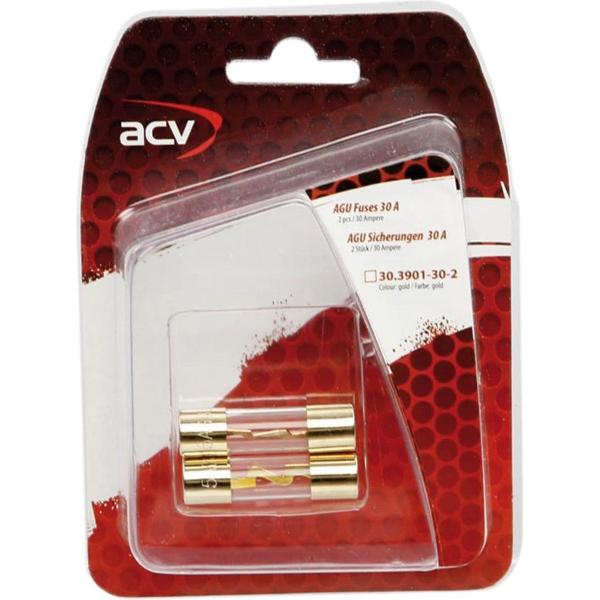 AGU zekering 30 Ampere (gold) 2 stuks