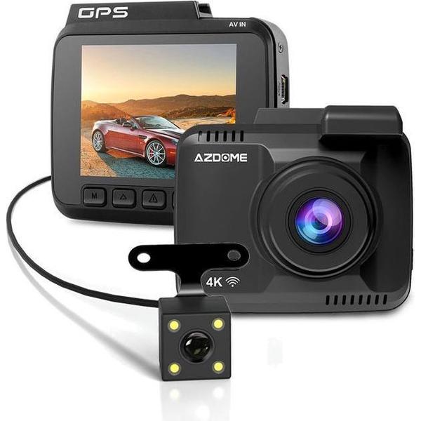 AZDome Dashcam voor auto GS63H 4K 2CH Wifi - GPS