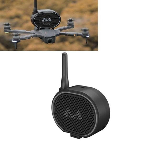 SMRC H1 Drone Walkie-Talkie Draadloze luidspreker Megafoon met afstandsbediening voor DJI Mavic Pro / Mavic 2 / Phantom 3/4 Pro