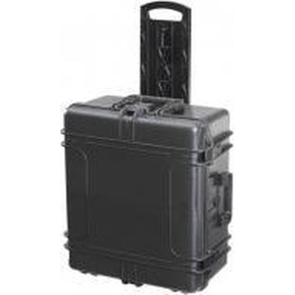Gaffergear camera koffer 062 zwart trolley uitvoering - excl. plukschuim - 52,800000 x 28,600000 x 28,600000 cm (BxDxH)