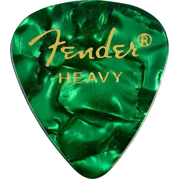 Picks 351 Green Moto heavy 12er Set Premium Celluloid