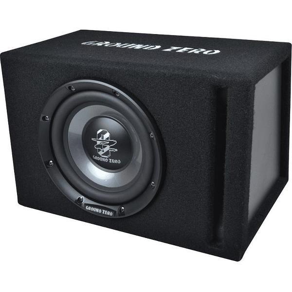 Ground Zero GZIB200XBR-ACT 8 inch 200W actieve subwoofer met kist