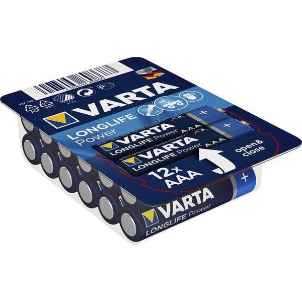 Varta AAA Batterijen High Energy - 12 stuks
