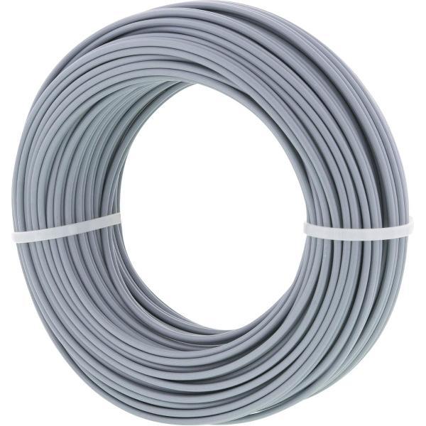 Luidsprekersnoer - 2 x 0,75 mm² - 25 m - grijs