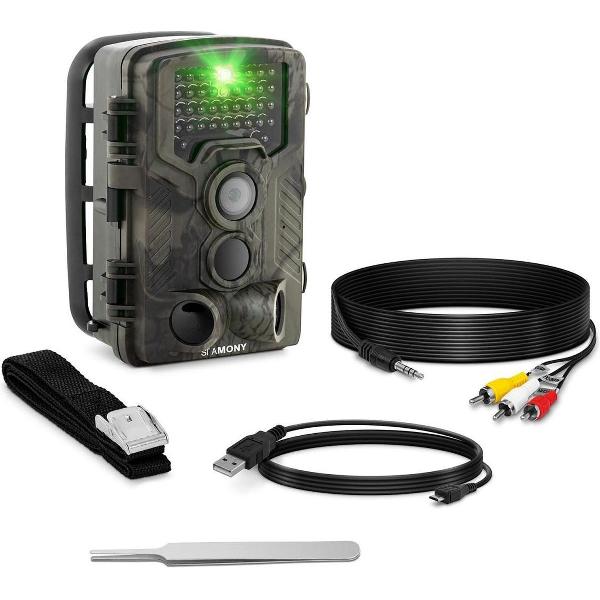 Stamony Wildcamera - 8 MP - Full HD - 42 IR-LED's - 20 m - 0.3 s - 3G