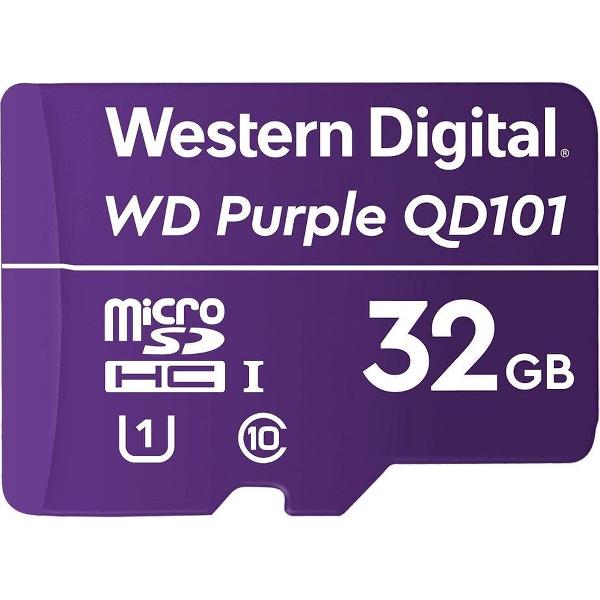 Western Digital WD Purple SC QD101 flashgeheugen 32 GB MicroSDHC Klasse 10