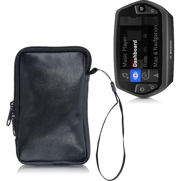 kwmobile Tasje voor Bosch Nyon - Hoesje voor e-bike display - Beschermtasje van imitatieleer in zwart