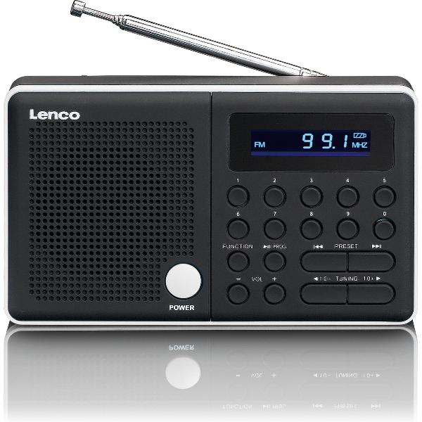 Lenco MPR-034 - Draagbare radio - White