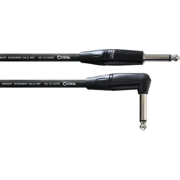 Cordial CII 9 PR - Instrument kabel, jack - jack haaks, 9 mtr.