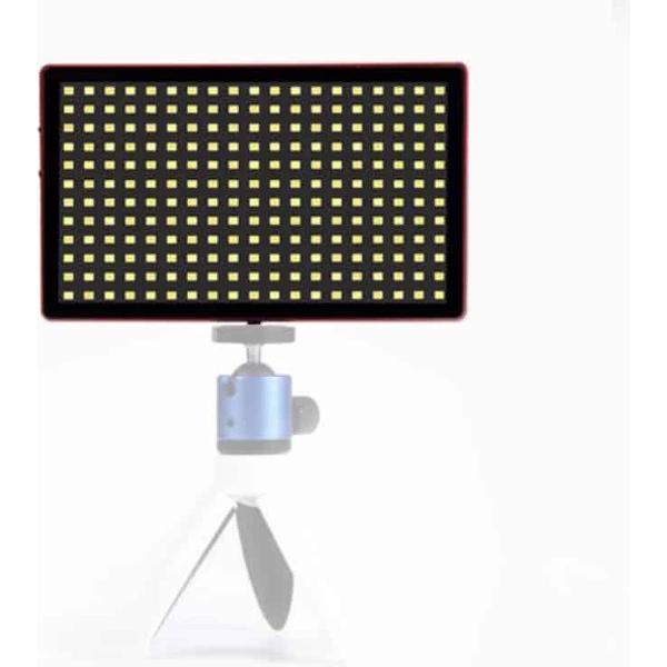 Litu Foto L28 Pocket 228 LEDs Professionele Vlogging Fotografie Video & Foto Studio Licht voor Canon / Nikon DSLR Camera's (Rood)