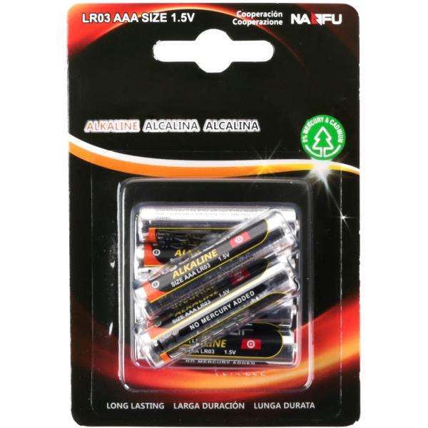 Batterij - Aigi Sio - AAA/LR03 - 1.5V - Alkaline Batterijen - 6 Stuks