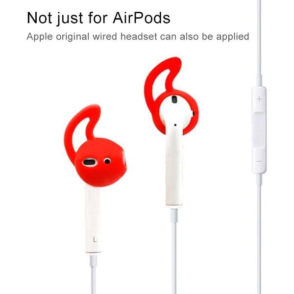 Mobigear Earbuds met Earhook Blauw voor Apple AirPods