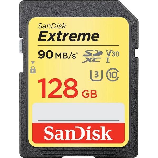 Sandisk Extreme SD kaart 128 GB