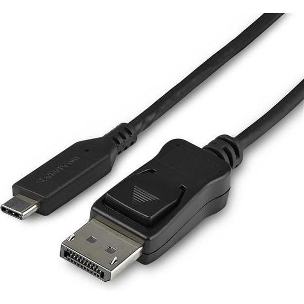 StarTech.com CDP2DP141MB video kabel adapter 1 m DisplayPort USB Type-C Zwart