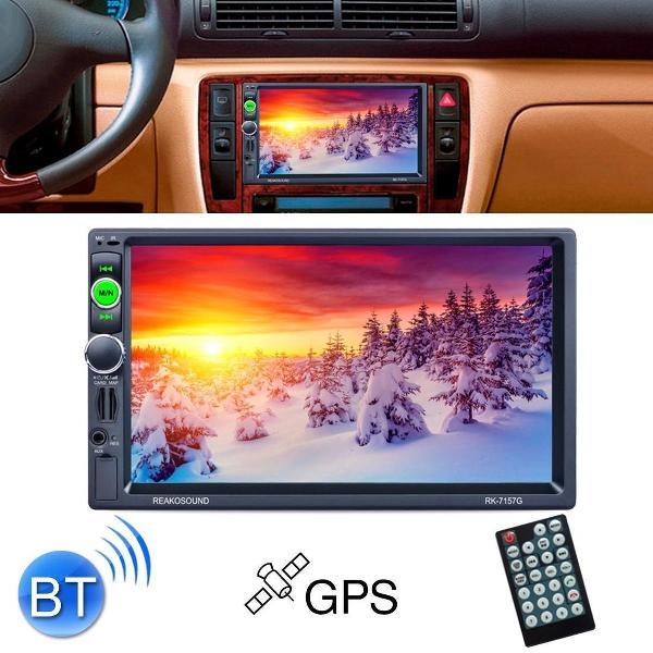 7157G Dubbele Din 7 inch Touchscreen Autoradio Ontvanger MP5 Speler, Ondersteuning Achtera