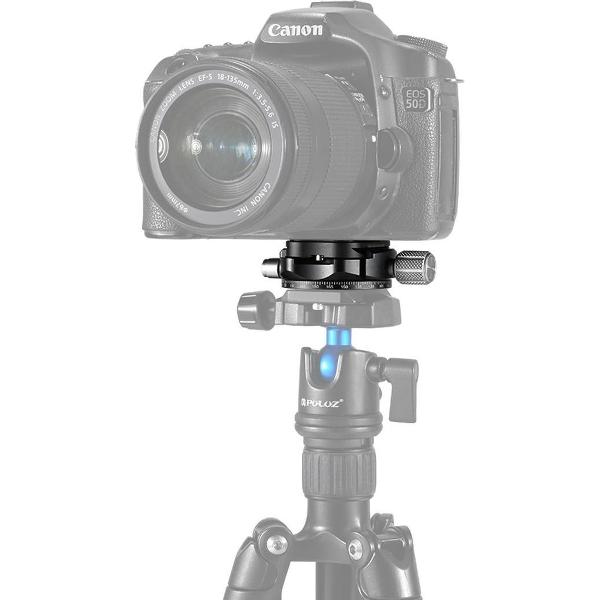 PULUZ aluminium snelkoppelingsplaat voor panoramakop (grijs)