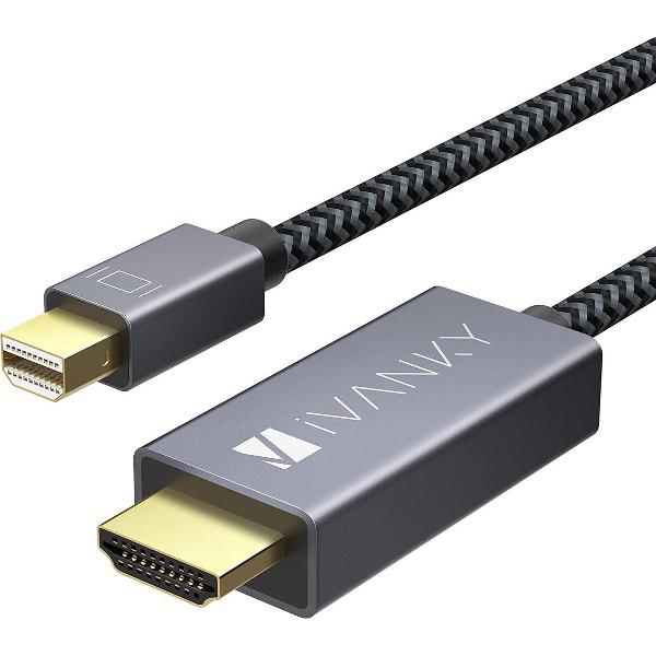 thunderbolt naar hdmi - ZINAPS Mini DisplayPort naar HDMI-kabel, 2 m