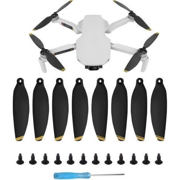 8 stuks / set Sunnylife 4726F geluidsarme Quick-release vleugelpropellers voor DJI Mini 2 (goud)