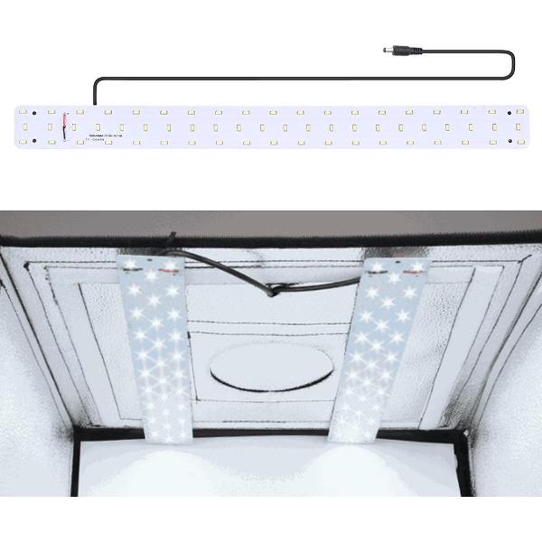 PULUZ 30W 1690LM 60 LED's SMD 5730 5500K Aluminium basislichtpaneel voor 60 cm studiotent