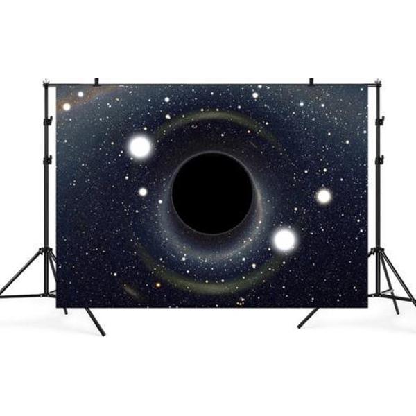 2.1mx 1.5m Zwart Gat Sterrenhemel Themafeest Kinderstudio Fotografie Achtergronddoek (TK12)