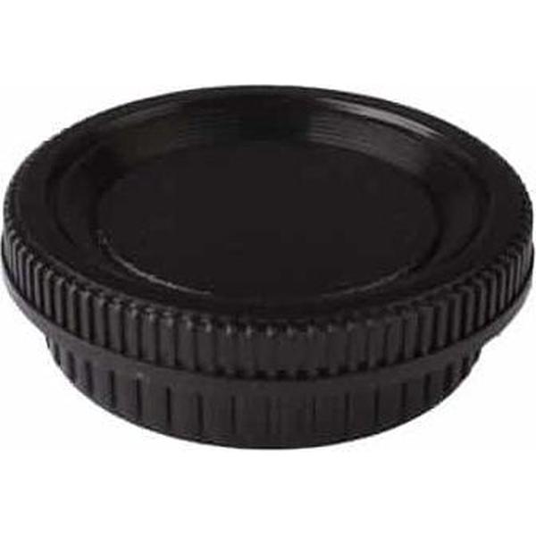 Camerabehuizing en achterste lensdop voor Minolta MD (zwart)
