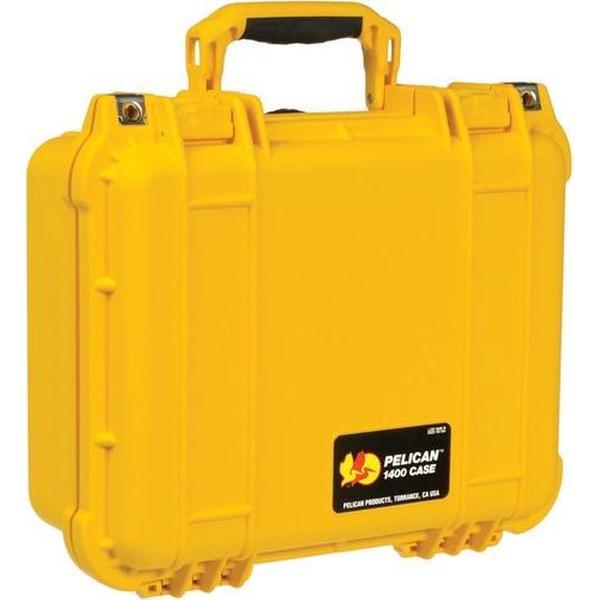 Peli Case - Camerakoffer - 1400 - Geel - excl. plukschuim 30,000000 x 22,500000 x 13,200000 cm (BxDxH)