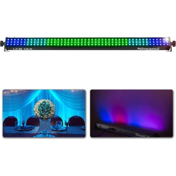 BeamZ LED bar LCB144 met 144 LED's voor belichting van wanden, plafonds, objecten, etc.