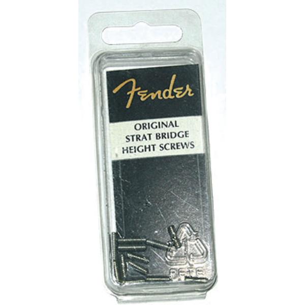 Strat Bridge Height Screws Vintage,inchgewinde,chrom