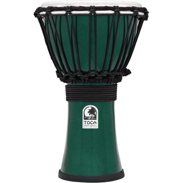 Toca TFCDJ-7MG Freestyle Colorsound Djembe Metallic Green djembé