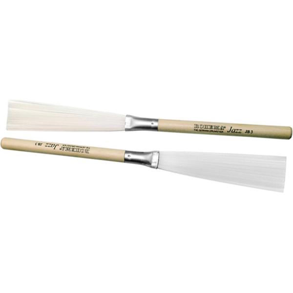 Jazzbesen JB 3, Nylonbesen, houtgriff