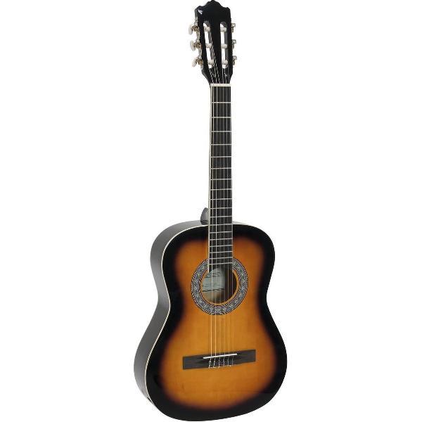 DIMAVERY AC-303 gitaar 3/4 - klassieke- Akoestisch - sunburst - - 9 tot 11 jaar