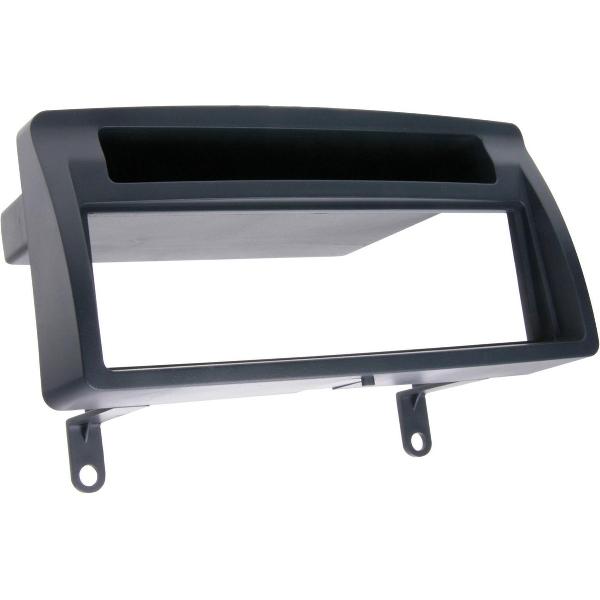 1-DIN Paneel met aflegbakje. Toyota Corolla 2001-2007 Kleur: Donkergrijs