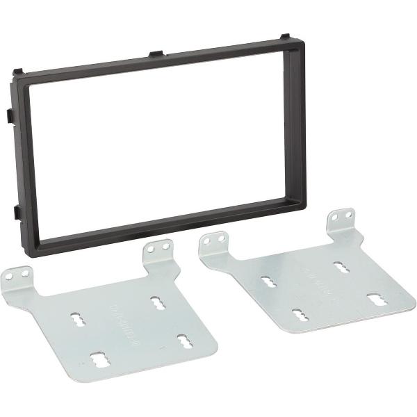 2-DIN Paneel Honda Jazz / Fit 2011-2019 Kleur: Zwart