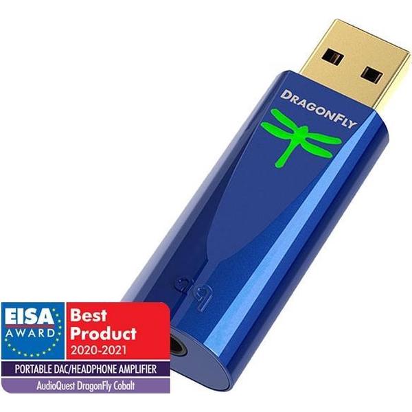 AudioQuest DragonFly Cobalt D/A converter / Hoofdtelefoonversterker