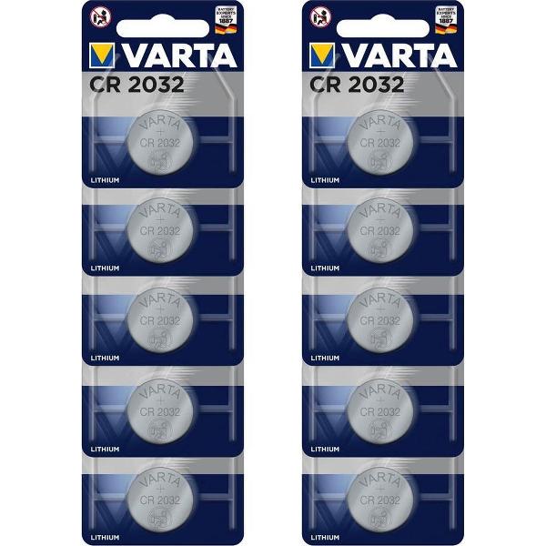 Varta Household Electronics CR2032 Lithium Button Cell 10 Pack UN3090 4250889660178