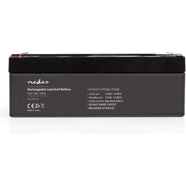 Nedis BALA200012V Oplaadbare Loodzuuraccu 12v 2000 Mah 178 X 34 X 66 Mm