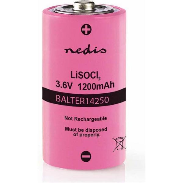 Nedis BALTER14250 Lithium-thionyl-chloridebatterij Er14250 3,6 V 1200 Mah