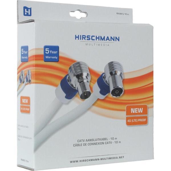Hirschmann FEKAB 5 4G/LTE proof IEC (m) - IEC (v) coaxkabel - 10 meter