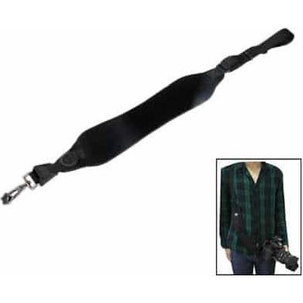 Antislip elastisch neopreen Quick Sling Strap voor camera (zwart)
