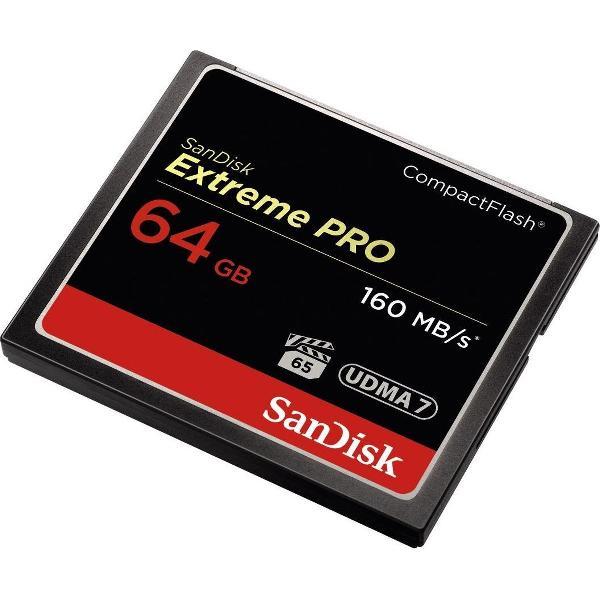 SanDisk Extreme PRO CompactFlash kaart 64 GB
